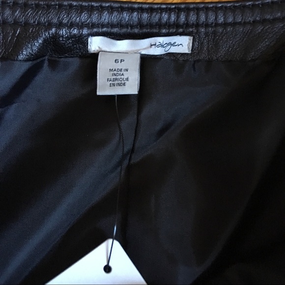 Leather Combo Skirt nwot - Picture 3 of 4